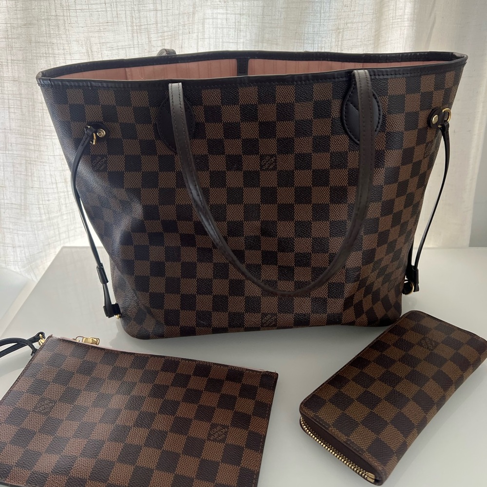 Authentic Louis Vuitton Neverfull PM - Rose Ballerine - Picture 1 of 14